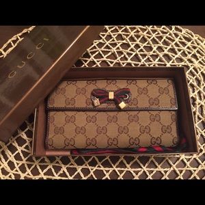 Gucci Monogram Long Wallet